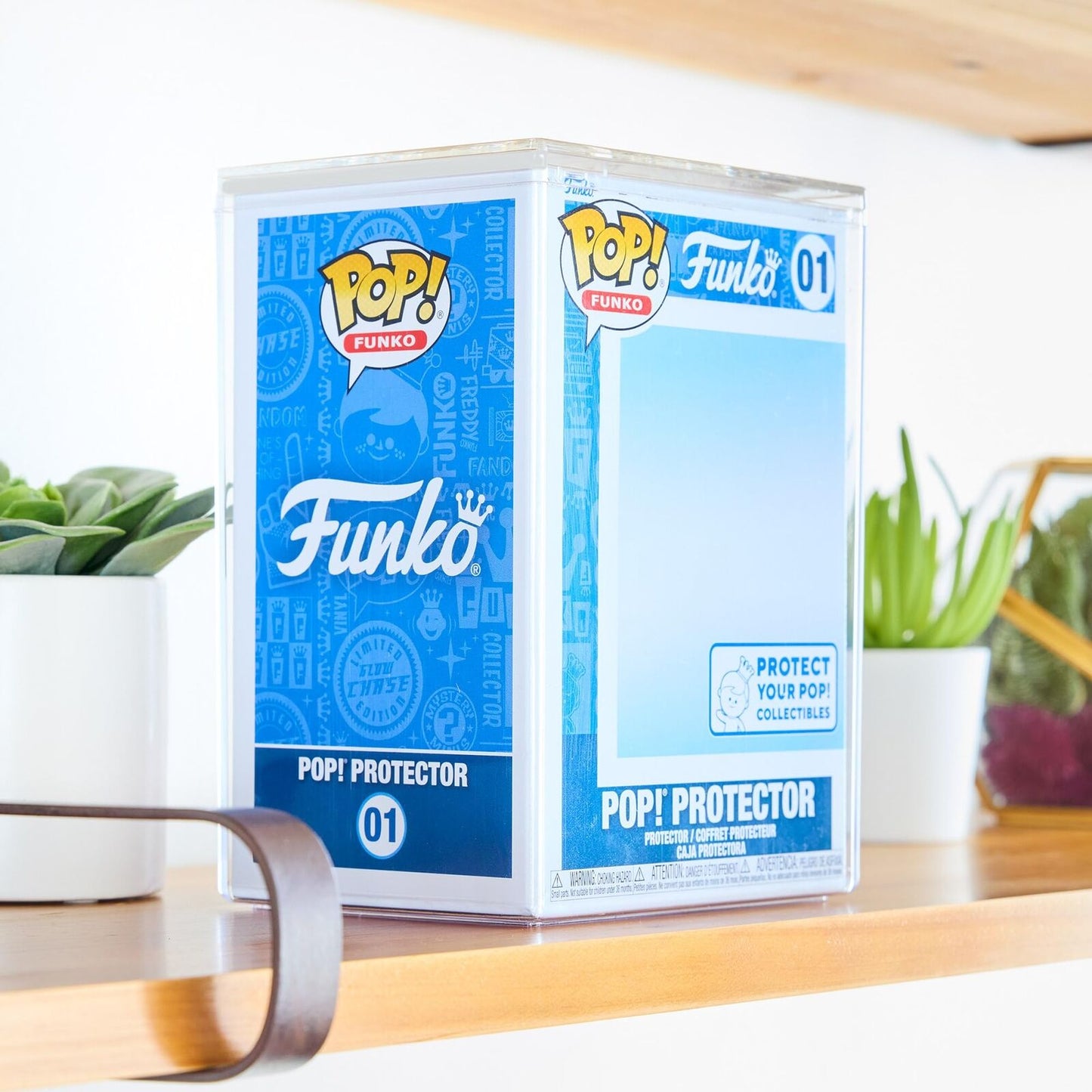 BOÎTE DE RANGEMENT FUNKO – Boîte protectrice rigide en acrylique pour POP, « Officielle par FUNKO »