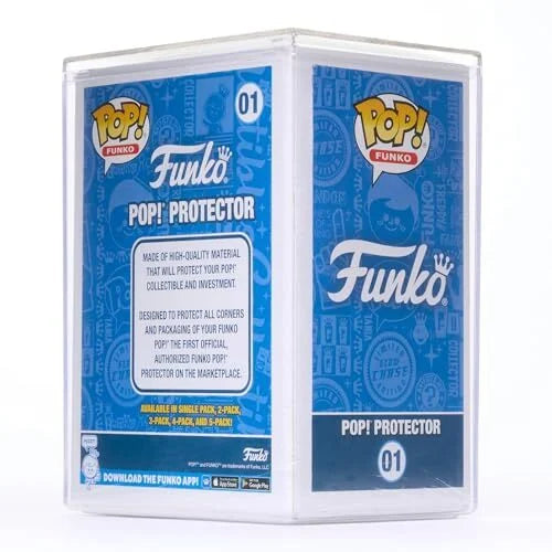 BOÎTE DE RANGEMENT FUNKO – Boîte protectrice rigide en acrylique pour POP, « Officielle par FUNKO »