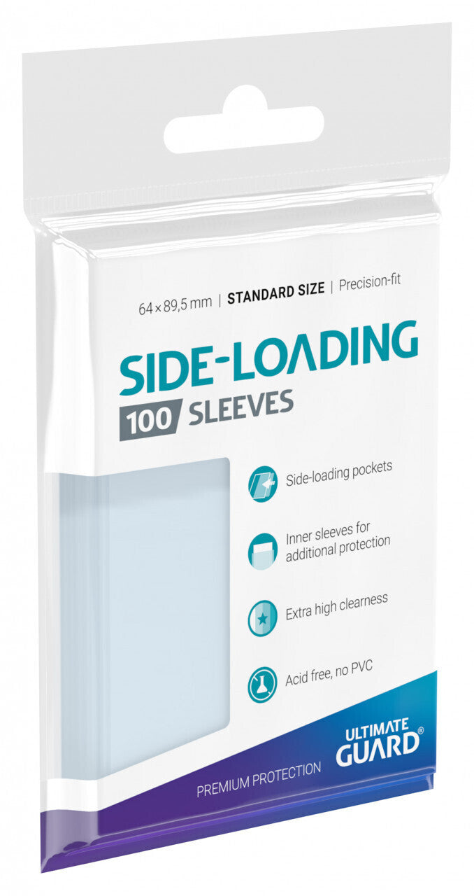 Ultimate Guard 100 protège-cartes Side-Loading Precise-Fit Transparent